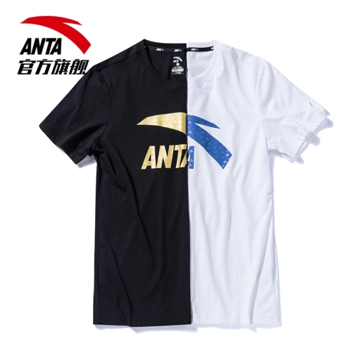 618限量秒杀:安踏夏季新款舒适圆领大logo运动短袖t恤
