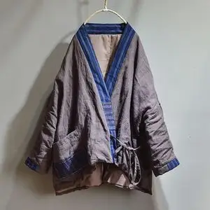 女装棉服粗布