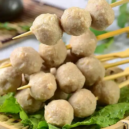 关东煮食材贡丸10串360g火锅串串香麻辣烫便利店批发供应商鱼丸