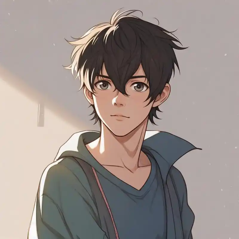 96简约干净动漫男生头像90