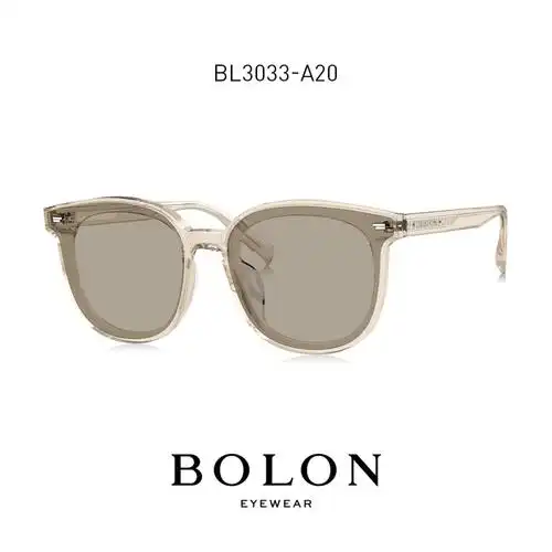 bolon暴龙眼镜2021新品板材太阳镜女猫眼韩版大框偏光墨镜bl3033