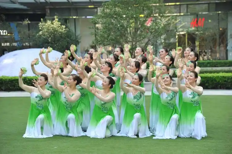 同追梦·耀神州"以及"立潮头·续荣光"四大篇章,共30余支舞蹈参与展演