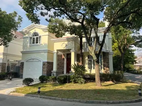 上海长宁虹桥路尚联西郊创世纪别墅西郊国宾板块,稀有独栋别墅,新装首