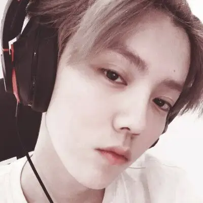 鹿晗头像.二传标注堆糖晗昏wink.