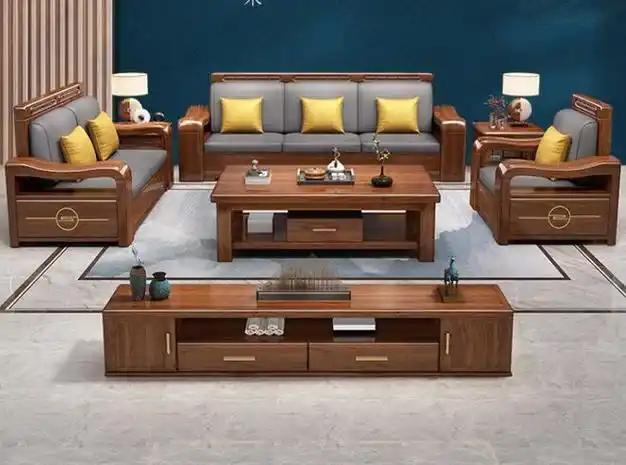 这三款实木沙发款式时尚环保健康更显大气稳重