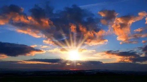 美丽的夕阳的天空,云,黄昏 640x1136 iphone 5/5s/5c/se 壁纸,图片