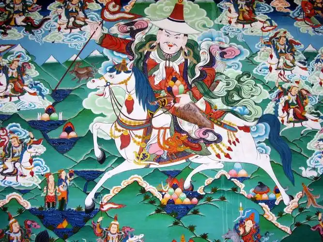 酥油花,壁画和堆绣被人们称为塔尔寺的艺术"三绝".