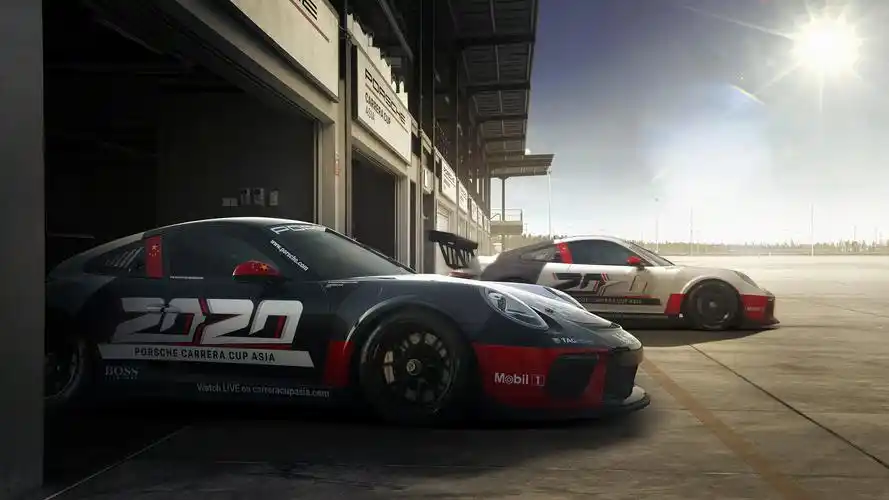 porsche carrera cup asia 2019 part 1|平面|海报|pete_li - 原创