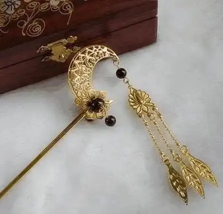 心理测试:4款古风发簪,哪款是皇后戴的?测试你以后会有多富裕