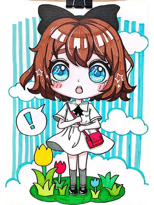 画动漫画课件简单q版好上手赶快去试试#动漫手绘  #动漫  #动漫人物