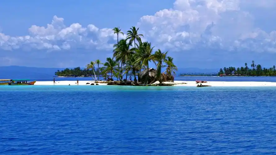 碧海蓝天唯美海岛风景图片桌面壁纸