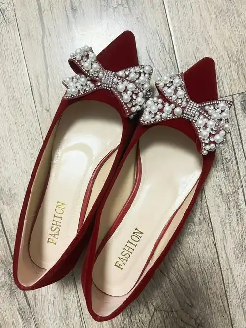 41平底婚鞋属实没想到