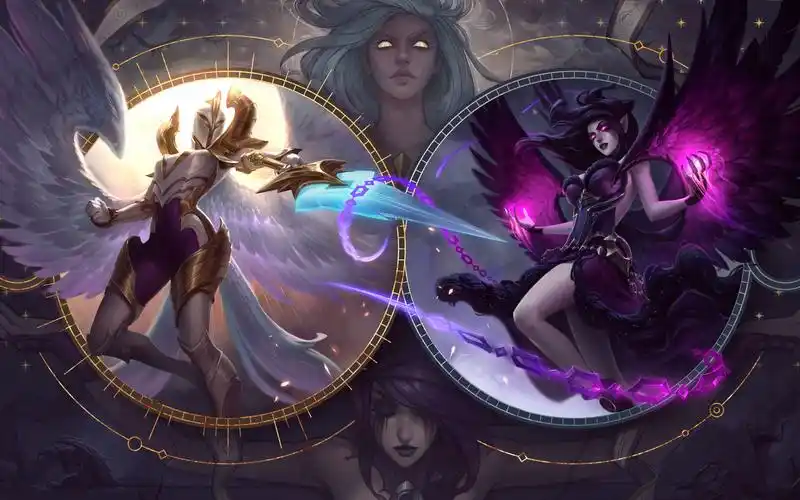 英雄联盟堕落天使莫甘娜语音只有你爱的人才伤的了你的心