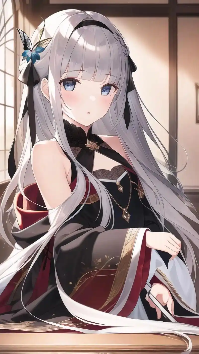 二次元美少女,中系晚礼服#动漫壁纸 #动漫老婆 - 抖音