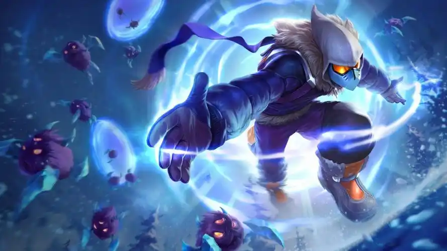 虚空先知冰雪节马尔扎哈英雄联盟7680x4320图片