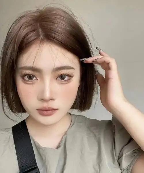 染发膏分享发色推荐米亚麻灰气质美女必备