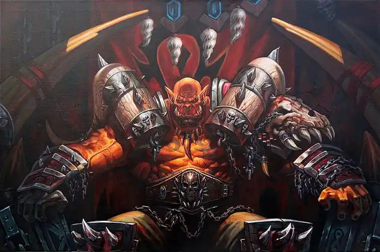 魔兽世界-加尔鲁什.地狱咆哮_蒙古轻骑-站酷zcool