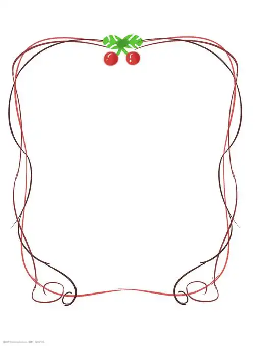 花纹线条装饰边框