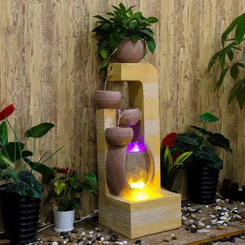 流水幕墙喷泉水景室内办公室客厅屏风隔断玄关摆件