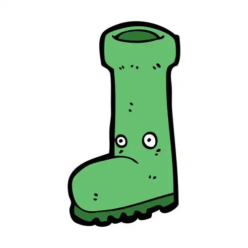 高筒靴,卡通