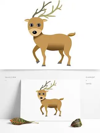 【卡通马鹿】图片免费下载_卡通马鹿素材_卡通马鹿模板-千图网