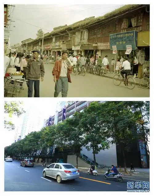 图集新老照片对比跨阅40年昆明城市变迁