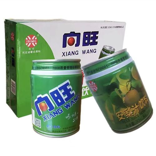 向旺安梨汁245ml*12/24罐装饮料酸梨果汁休闲聚餐