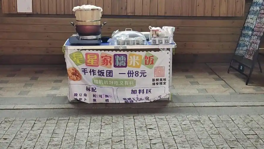 从早上开始就起晚了,然后蒸糯米饭蒸到一半竟然没有燃气了还好有电