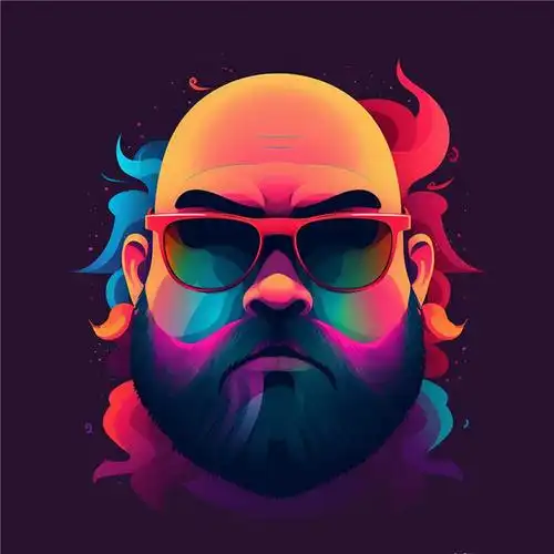 胖子大胡子中年成熟男士的头像图片