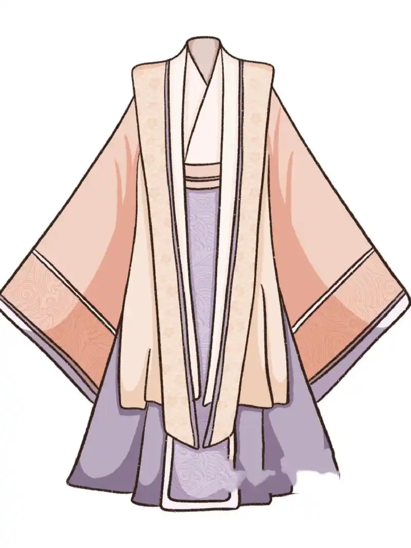 绘画素材 | 少儿美术卡通版·汉服主题素材 🌸🌸汉服是中国传统