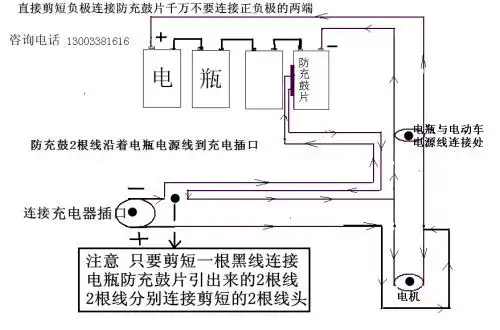 电瓶电池防充鼓保护器电动车蓄电池保养修复24v48v72v电动车配件
