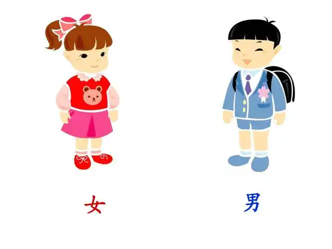 小班社会男孩女孩