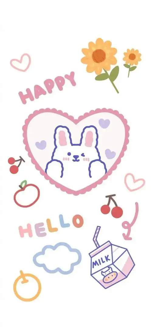 有什么超级可爱的聊天背景图吗