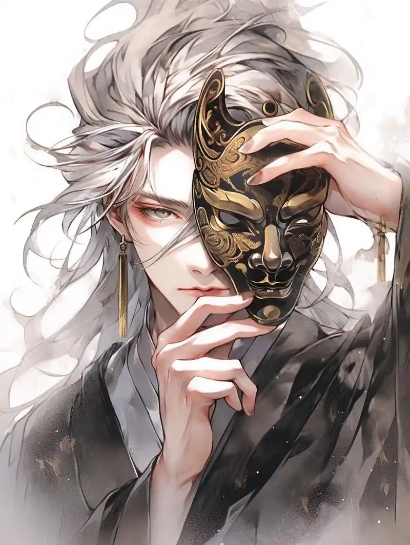 古风帅哥头像壁纸 面具之下还是面具