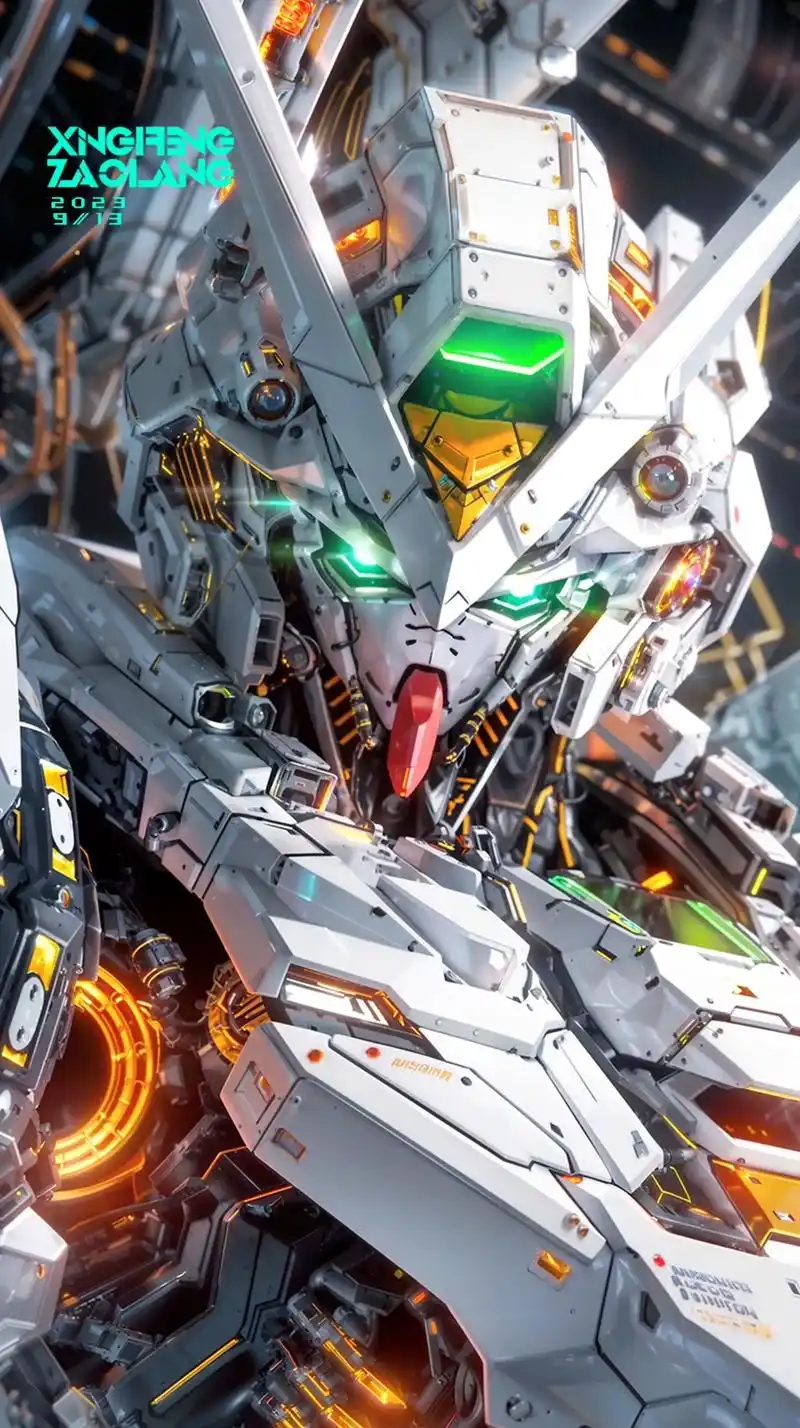 器/极其详细机甲组件引擎深度解析/超现实主义高分辨率电影灯光/oc