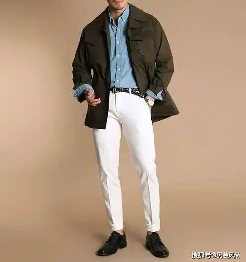 春季男士猎装夹克如何穿搭的既显时尚高级又不失男人的优雅品味