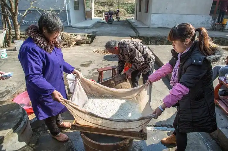 传统手工:豆腐的传统制作过程