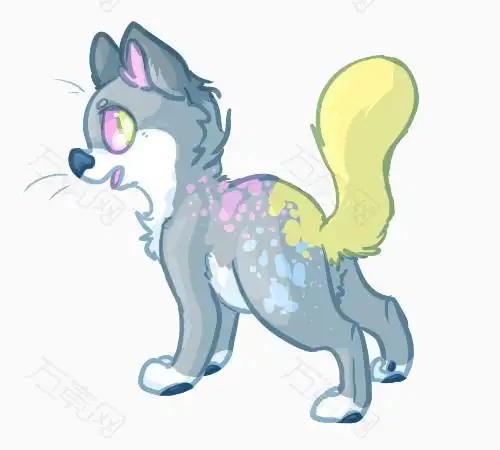 卡通动画动物手绘