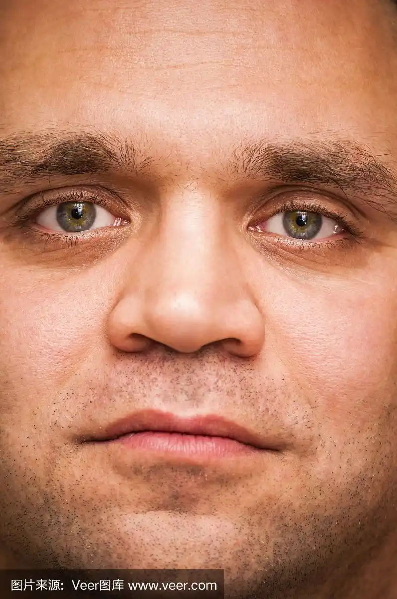 人的脸部,男人,特写,情感,面部表情