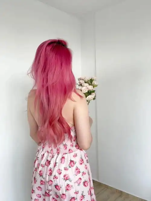 纪念第一次染粉色,真的好好看!