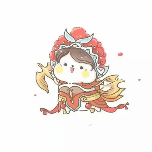 王者q版头像 王者开黑头像 情侣头像 虞姬 新春 霸王别姬