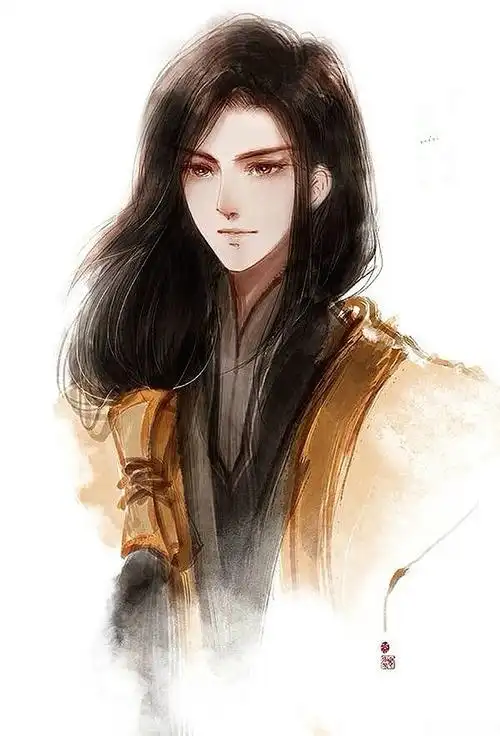 古风男子古装美术原画男子古风人物古代男子男性中国风人物男性男书生