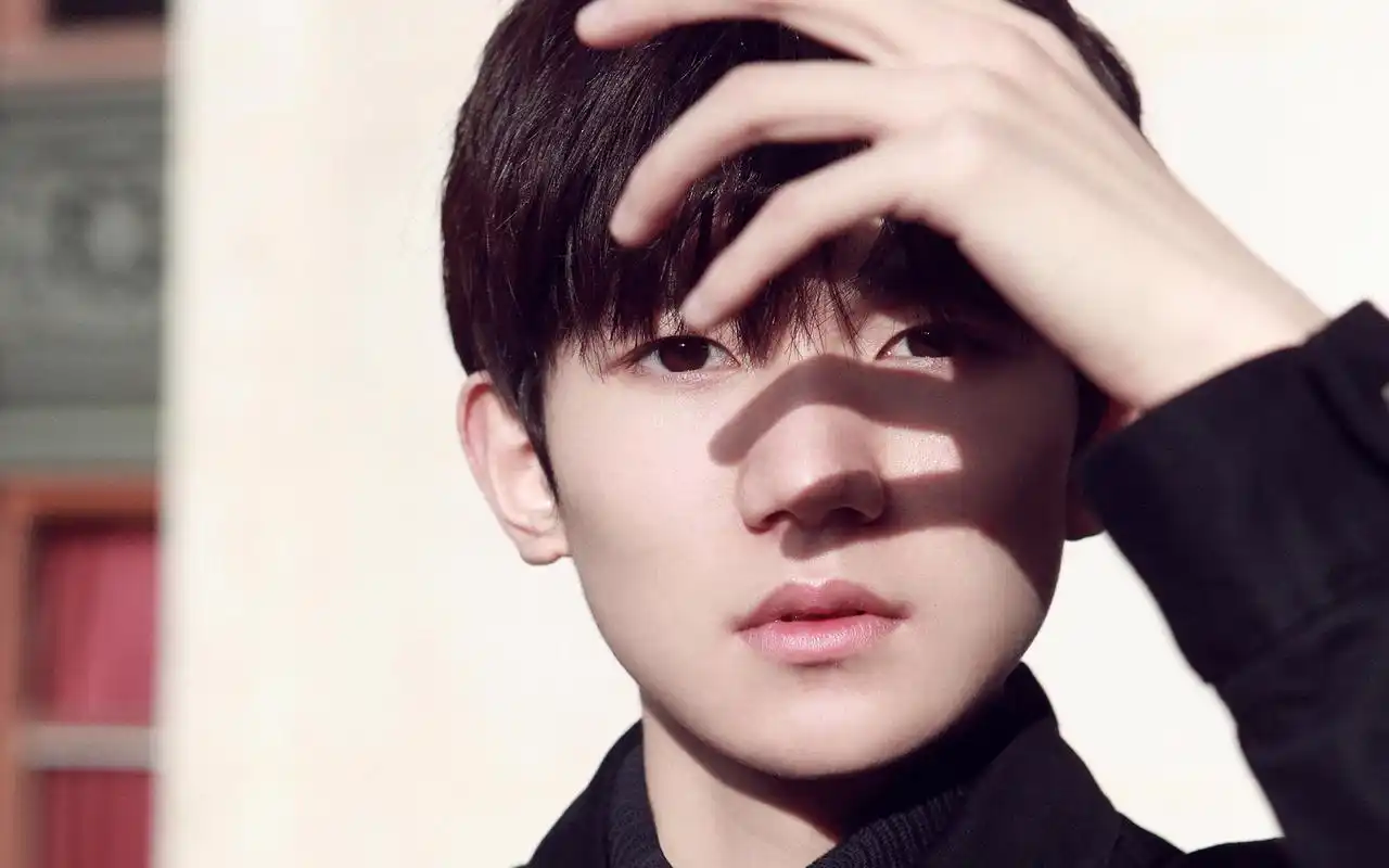 tfboys王源巴黎帅气街拍写真图片壁纸