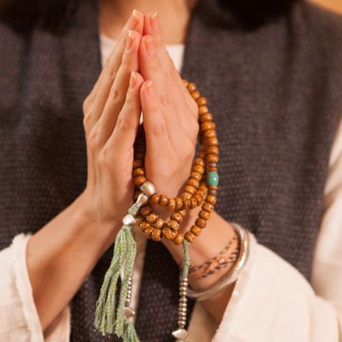 观照原创陈籽星月菩提佛珠手链禅意修行念珠佛珠