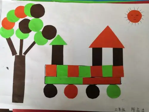 美丽的图形拼贴画