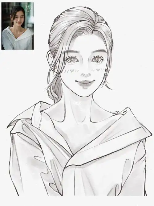 procreate  #绘画  #线稿练习  #procreate绘画  #画画  #杨颖angela