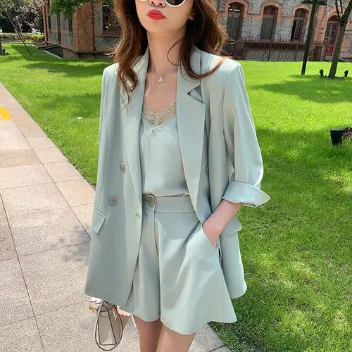 夏季大码女装2021新款洋气微胖mm女生穿搭时尚套装