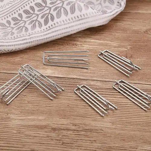 厂家直销窗帘五金配件窗帘四叉加长布勾挂钩环保电镀窗帘布钩