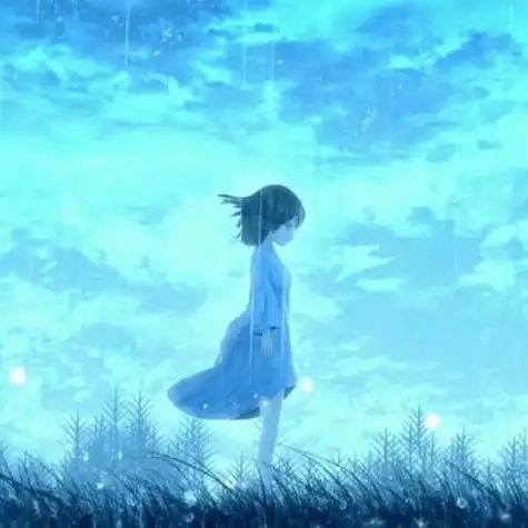 在雨中打伞的头像动漫 动漫头像图片大全 -【爱个性】