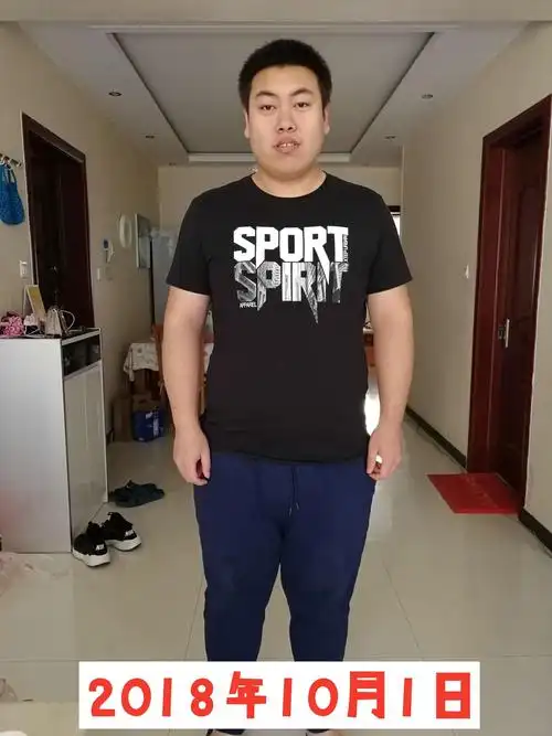 这是儿子最胖的时候,体重112.7千克,最可怕的是血压170～90.